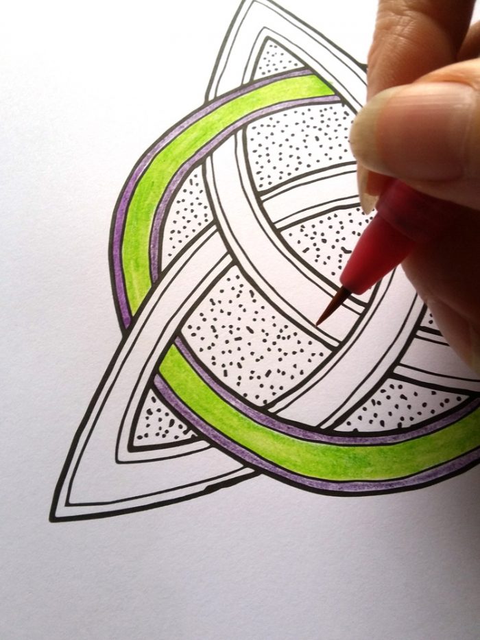 Celtic Knotwork Colouring Book