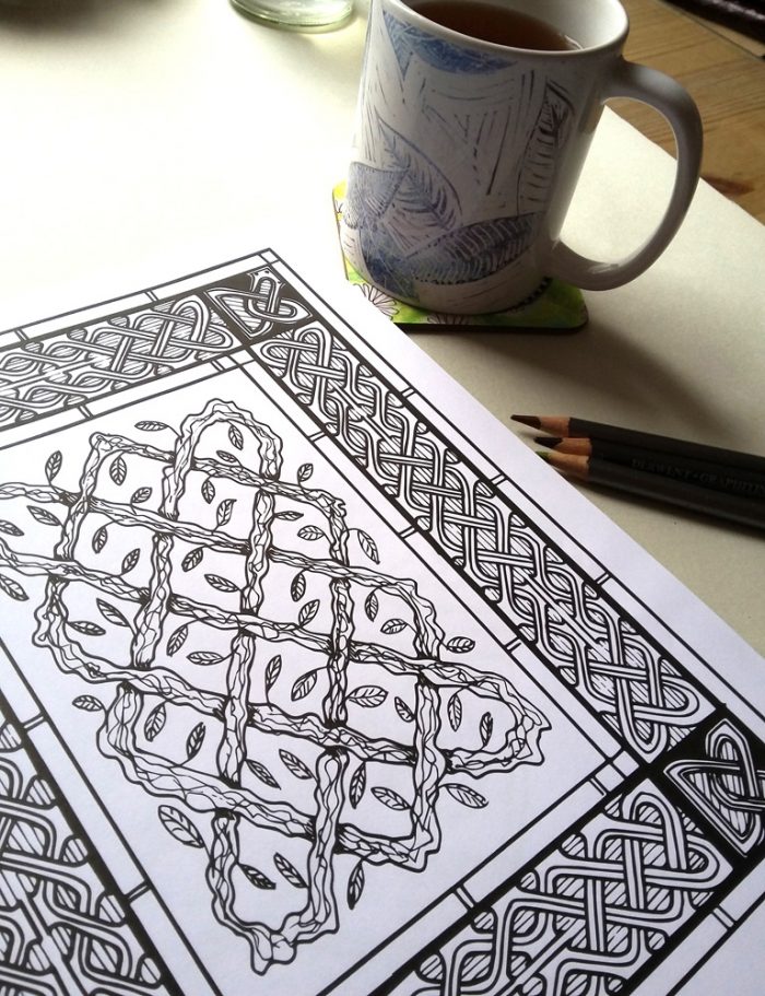 Celtic Knotwork Colouring Book