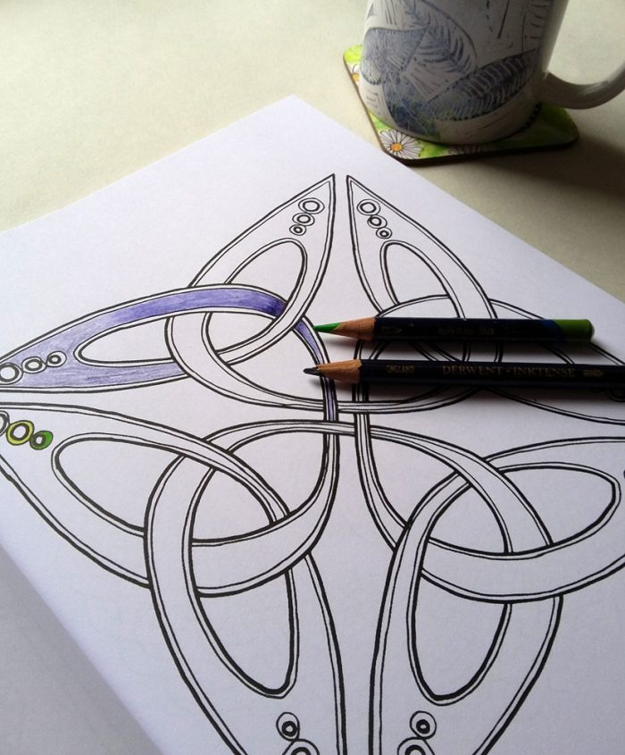 Celtic Knotwork Colouring Book