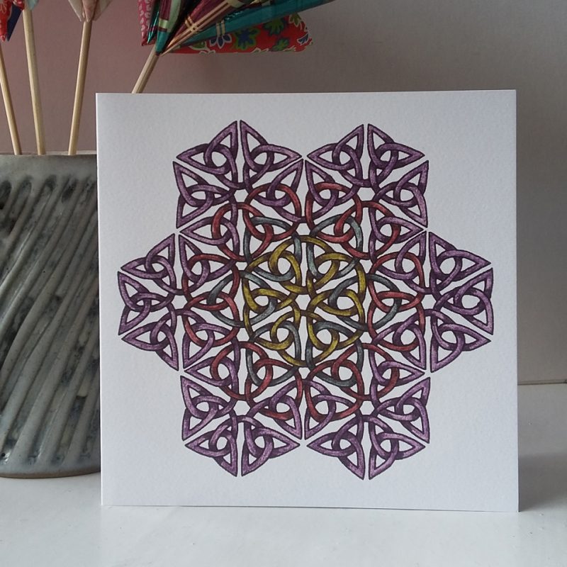 Celtic Links greetings card