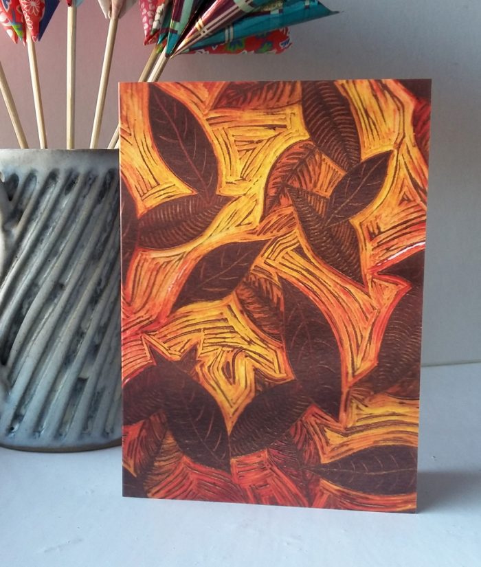 Depths of Autumn greetings card