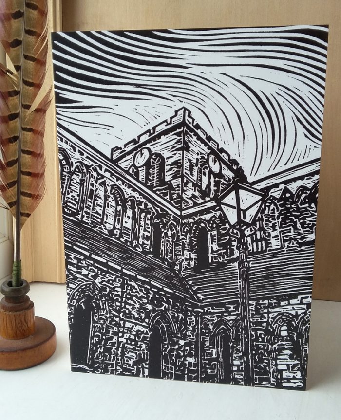 Hexham Abbey A5 greetings card
